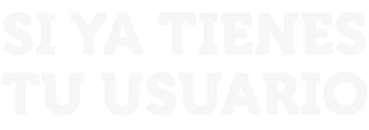 Si ya creaste tu usuario registra tus empaques aquí